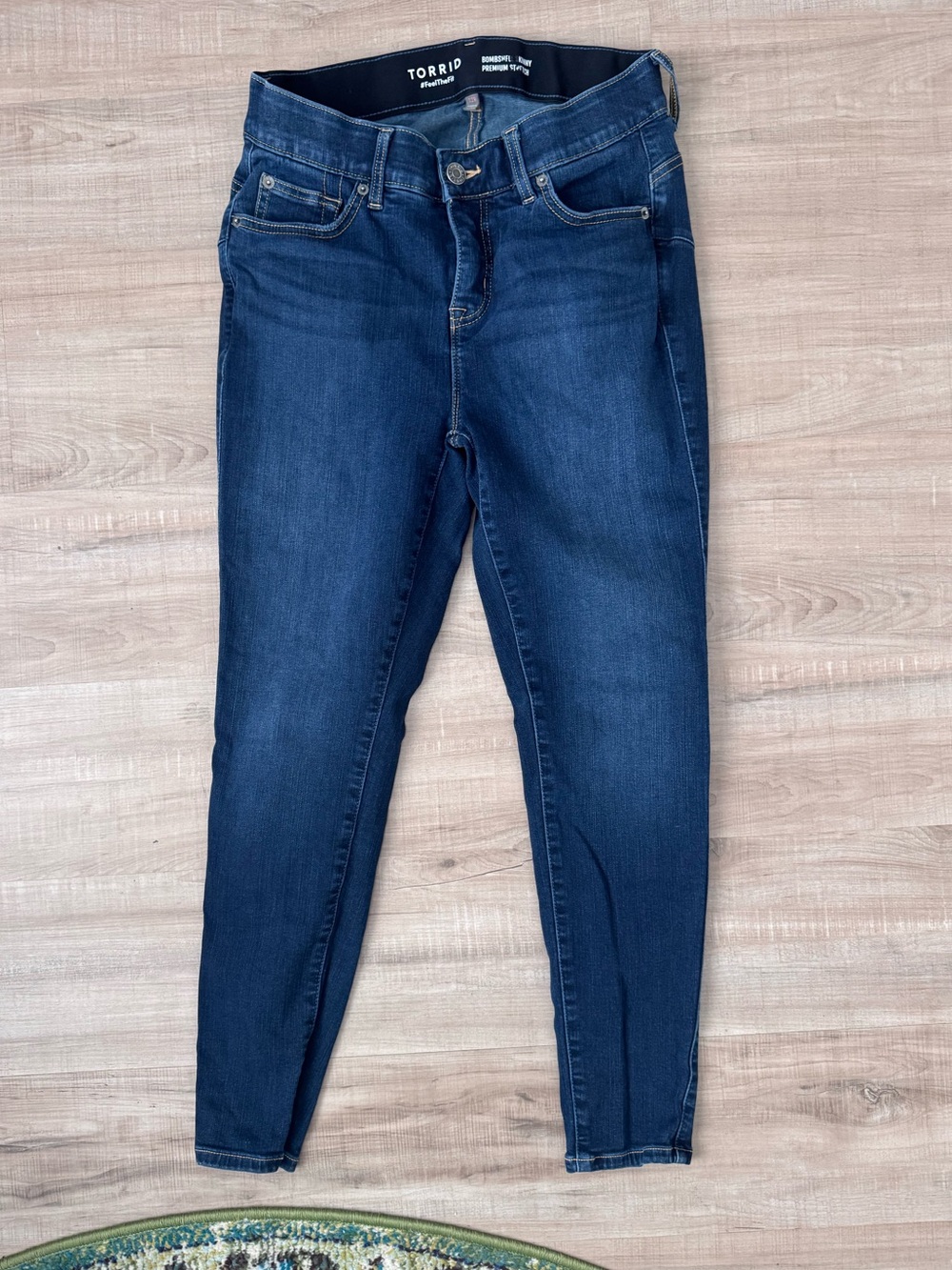 TORRID Dark Blue Bombshell Skinny Premium Stretch Jeans